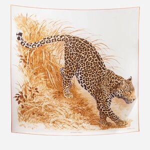Hermès Cashmere Silk Shawl “Jungle Love Rainbow”